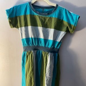 Tea collection girls striped dress size 10. 100% cotton. No rips or stains.